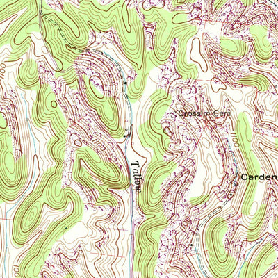 United States Geological Survey Noah, TN (1956, 24000-Scale) digital map