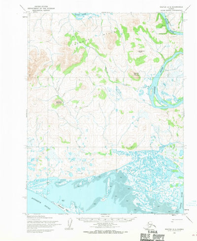 United States Geological Survey Noatak A-2, AK (1955, 63360-Scale) digital map