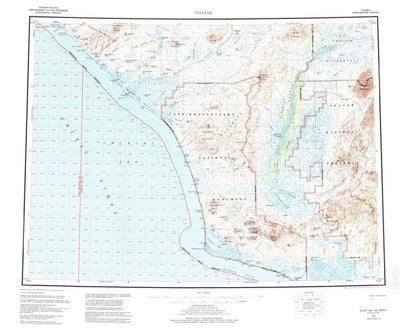 United States Geological Survey Noatak, AK (1955, 250000-Scale) digital map