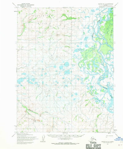 United States Geological Survey Noatak B-3, AK (1955, 63360-Scale) digital map