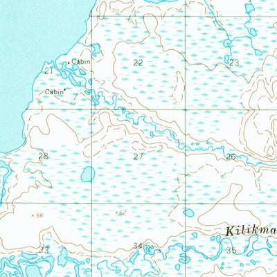 United States Geological Survey Noatak B-4, AK (1955, 63360-Scale) digital map