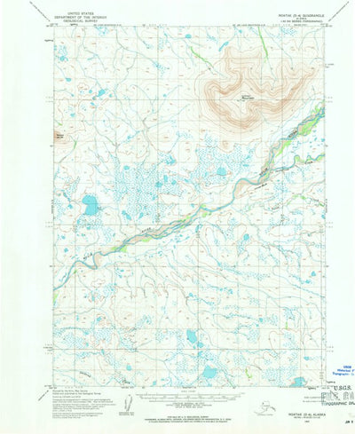 United States Geological Survey Noatak D-4, AK (1955, 63360-Scale) digital map