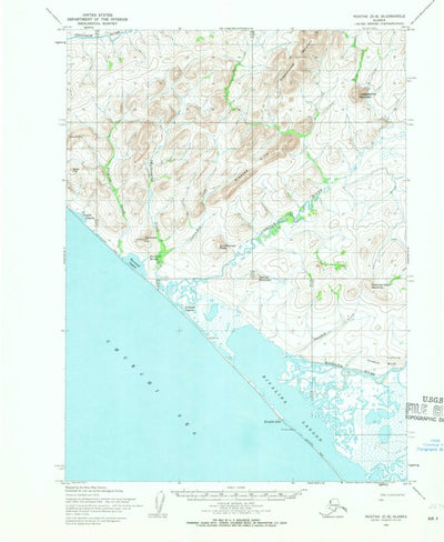 United States Geological Survey Noatak D-6, AK (1955, 63360-Scale) digital map