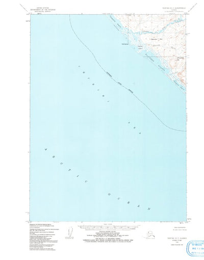 United States Geological Survey Noatak D-7, AK (1952, 63360-Scale) digital map