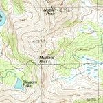 United States Geological Survey Noble Peak, MT (1989, 24000-Scale) digital map