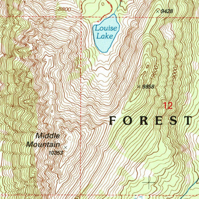 United States Geological Survey Noble Peak, MT (1997, 24000-Scale) digital map