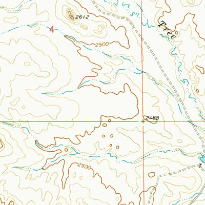 United States Geological Survey Noble Reservoir, MT (1969, 24000-Scale) digital map