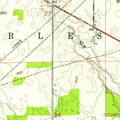 United States Geological Survey Noblesville, IN (1953, 24000-Scale) digital map