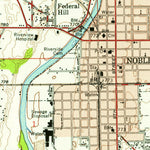 United States Geological Survey Noblesville, IN (1953, 24000-Scale) digital map
