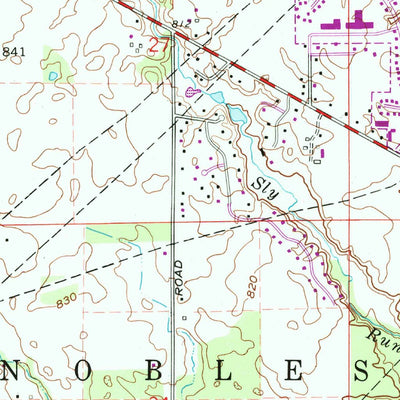 United States Geological Survey Noblesville, IN (1969, 24000-Scale) digital map