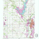 United States Geological Survey Noblesville, IN (1992, 24000-Scale) digital map