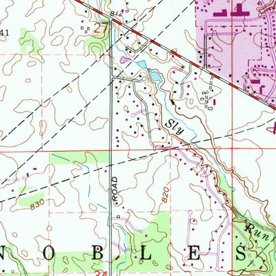 United States Geological Survey Noblesville, IN (1992, 24000-Scale) digital map