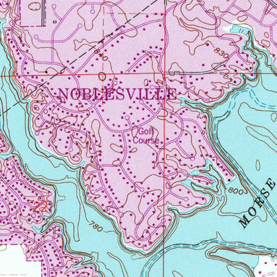 United States Geological Survey Noblesville, IN (1992, 24000-Scale) digital map