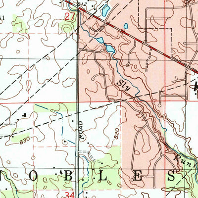 United States Geological Survey Noblesville, IN (1998, 24000-Scale) digital map