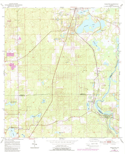 United States Geological Survey Nobleton, FL (1954, 24000-Scale) digital map