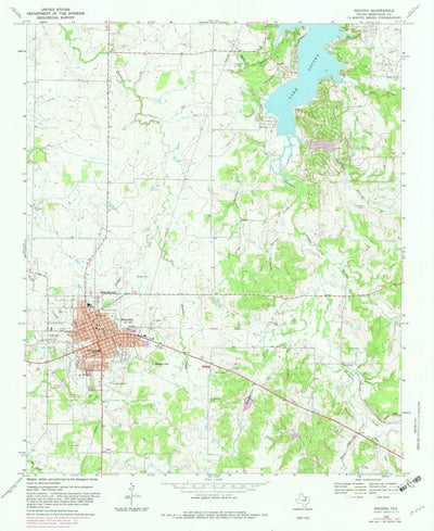 United States Geological Survey Nocona, TX (1968, 24000-Scale) digital map