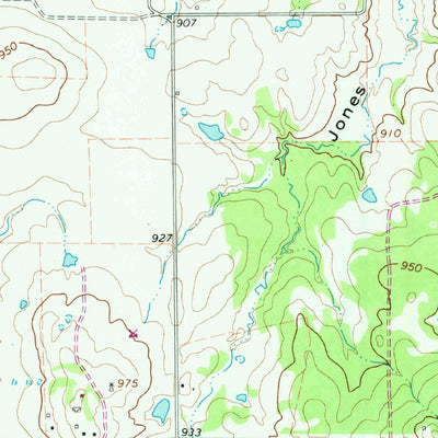 United States Geological Survey Nocona, TX (1968, 24000-Scale) digital map