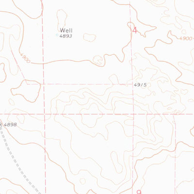 United States Geological Survey Node, WY (1978, 24000-Scale) digital map