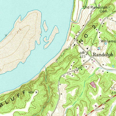 United States Geological Survey Nodena, AR-TN (1972, 24000-Scale) digital map