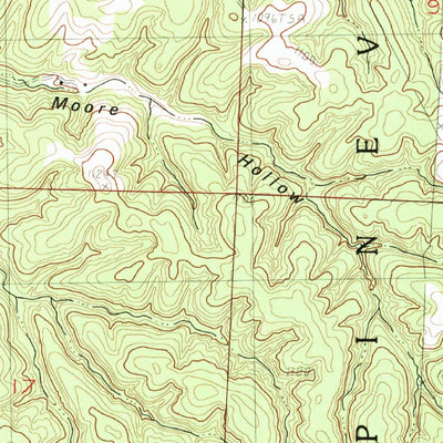 United States Geological Survey Noel, MO (1982, 24000-Scale) digital map