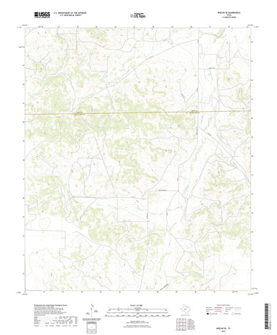 United States Geological Survey Noelke SE, TX (2022, 24000-Scale) digital map