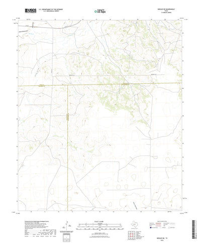 United States Geological Survey Noelke SW, TX (2022, 24000-Scale) digital map