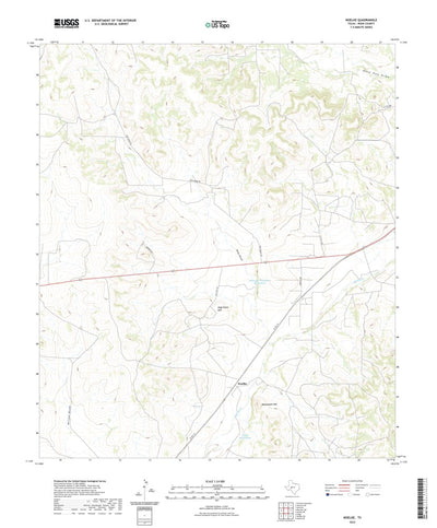 United States Geological Survey Noelke, TX (2022, 24000-Scale) digital map