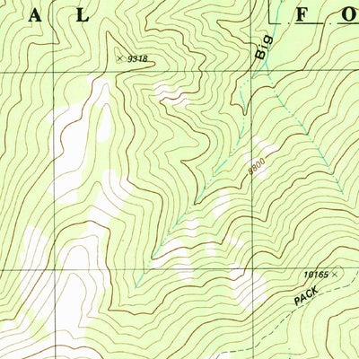 United States Geological Survey Nogal Peak, NM (1982, 24000-Scale) digital map