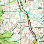United States Geological Survey Nogales, AZ (1956, 250000-Scale) digital map