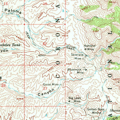 United States Geological Survey Nogales, AZ (1958, 62500-Scale) digital map