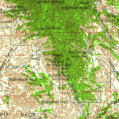 United States Geological Survey Nogales, AZ (1959, 250000-Scale) digital map