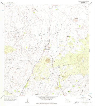 United States Geological Survey Nohonaohae, HI (1956, 24000-Scale) digital map