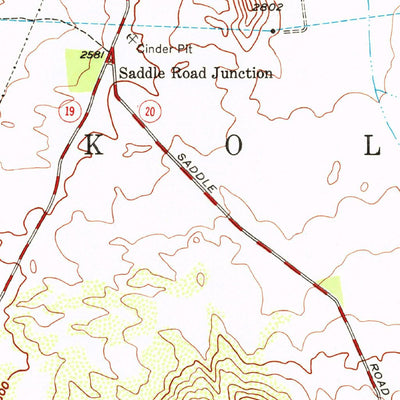 United States Geological Survey Nohonaohae, HI (1956, 24000-Scale) digital map
