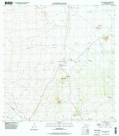 United States Geological Survey Nohonaohae, HI (1997, 24000-Scale) digital map