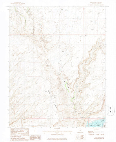 United States Geological Survey Nokai Dome, UT (1987, 24000-Scale) digital map