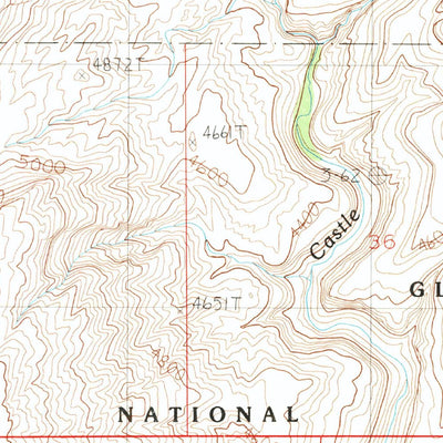 United States Geological Survey Nokai Dome, UT (1987, 24000-Scale) digital map