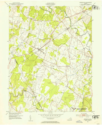 United States Geological Survey Nokesville, VA (1953, 24000-Scale) digital map