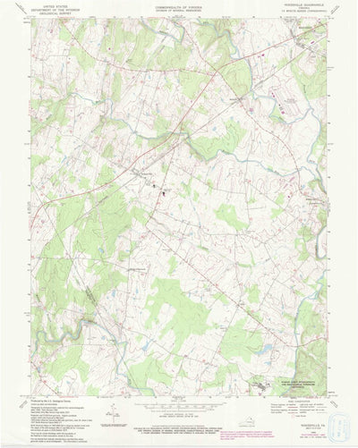 United States Geological Survey Nokesville, VA (1966, 24000-Scale) digital map