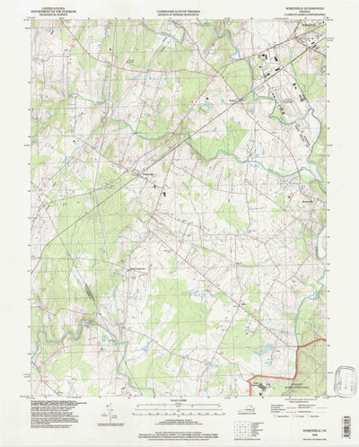 United States Geological Survey Nokesville, VA (1994, 24000-Scale) digital map