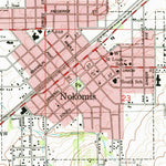 United States Geological Survey Nokomis, IL (1980, 24000-Scale) digital map