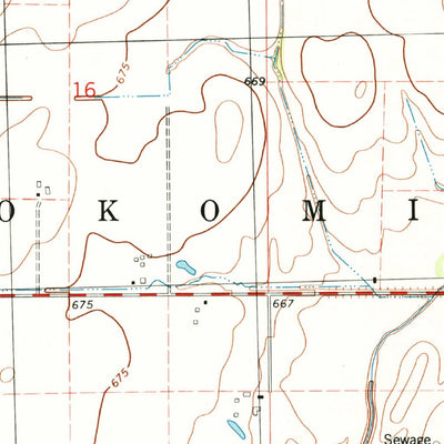 United States Geological Survey Nokomis, IL (1998, 24000-Scale) digital map
