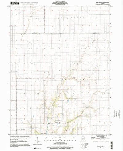 United States Geological Survey Nokomis SW, IL (1998, 24000-Scale) digital map