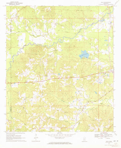 United States Geological Survey Nola, MS (1970, 24000-Scale) digital map