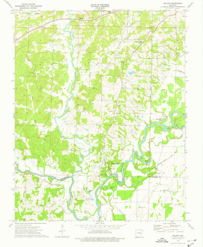 United States Geological Survey Noland, AR (1974, 24000-Scale) digital map