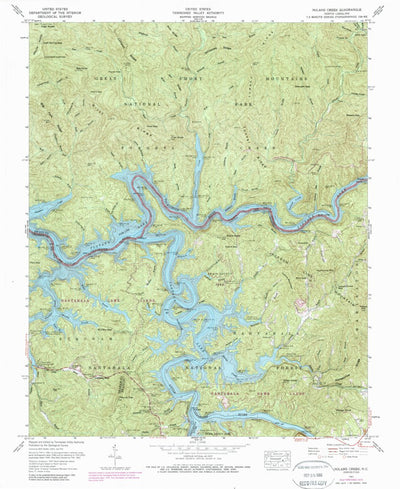 United States Geological Survey Noland Creek, NC (1961, 24000-Scale) digital map