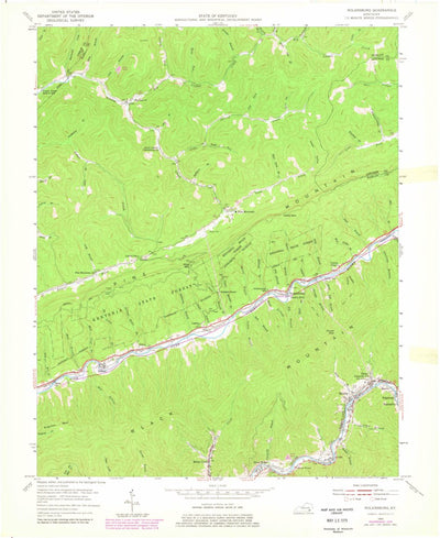 United States Geological Survey Nolansburg, KY (1954, 24000-Scale) digital map