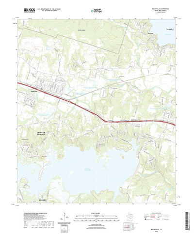 United States Geological Survey Nolanville, TX (2022, 24000-Scale) digital map