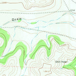 United States Geological Survey Nolen Draw, TX (1967, 24000-Scale) digital map