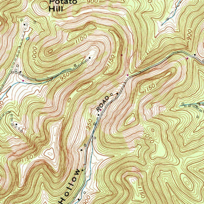 United States Geological Survey Nolensville, TN (1957, 24000-Scale) digital map