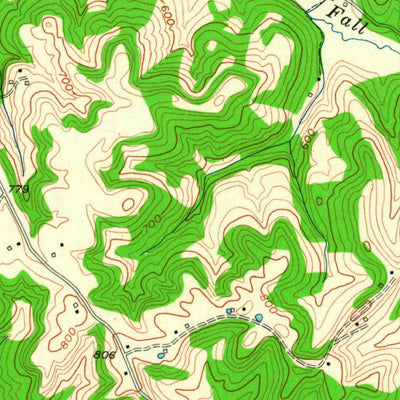 United States Geological Survey Nolin Lake, KY (1954, 24000-Scale) digital map